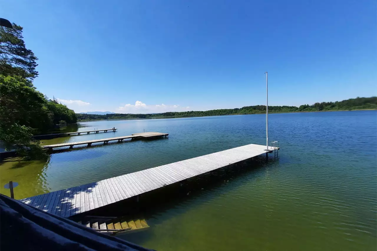 Unser Hartsee wenige Minuten vom Hagerhof